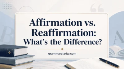 Affirmation vs. Reaffirmation: What’s the Difference?