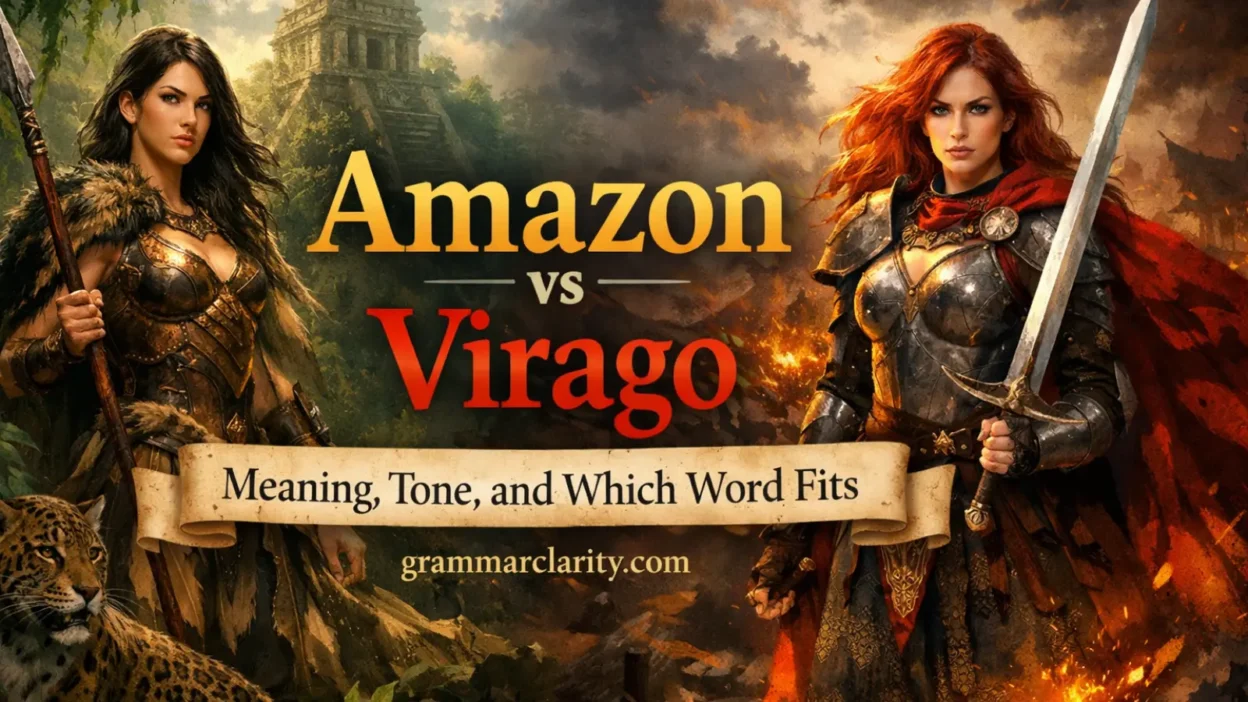 Amazon vs Virago: Meaning, Tone, and Which Word Fits