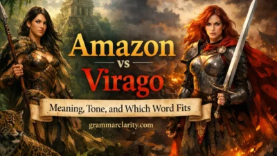 Amazon vs Virago: Meaning, Tone, and Which Word Fits