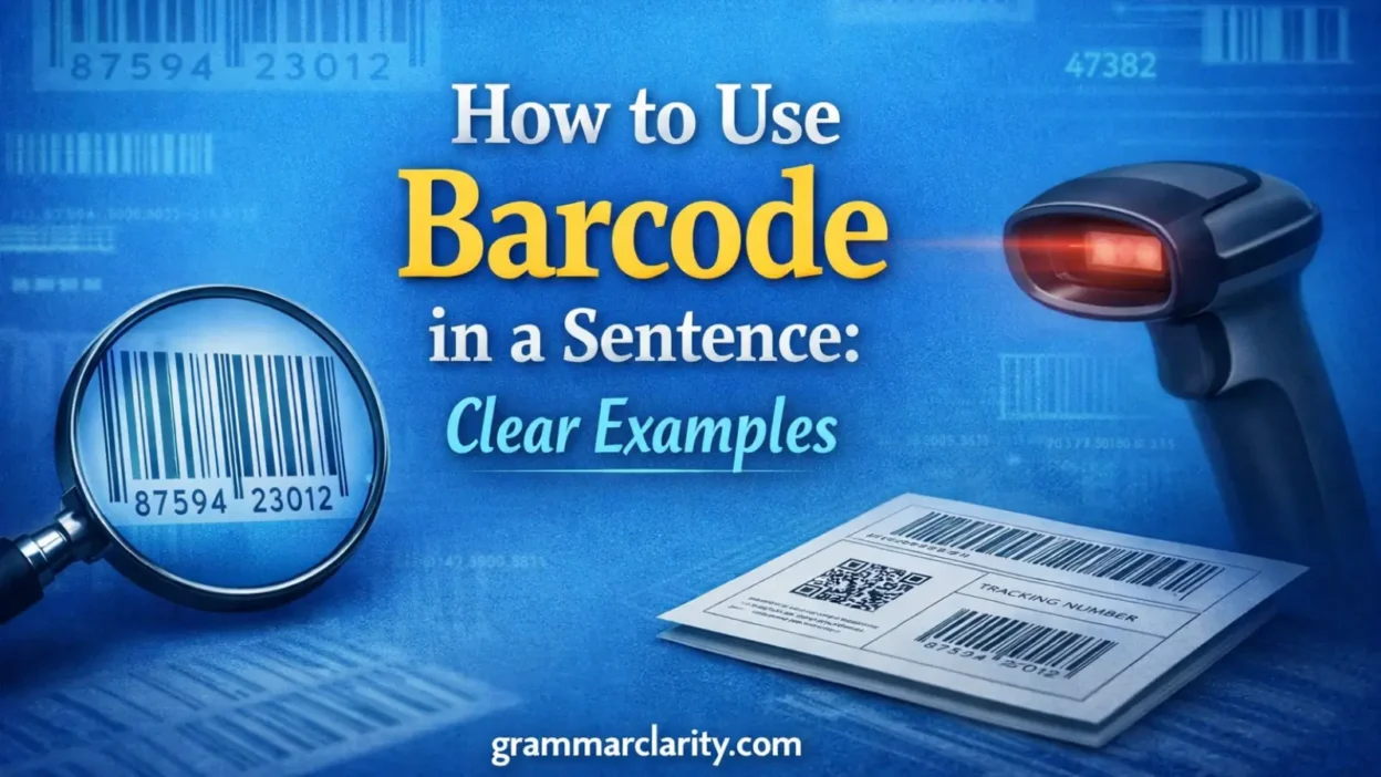 How to Use Barcode in a Sentence: Clear Examples