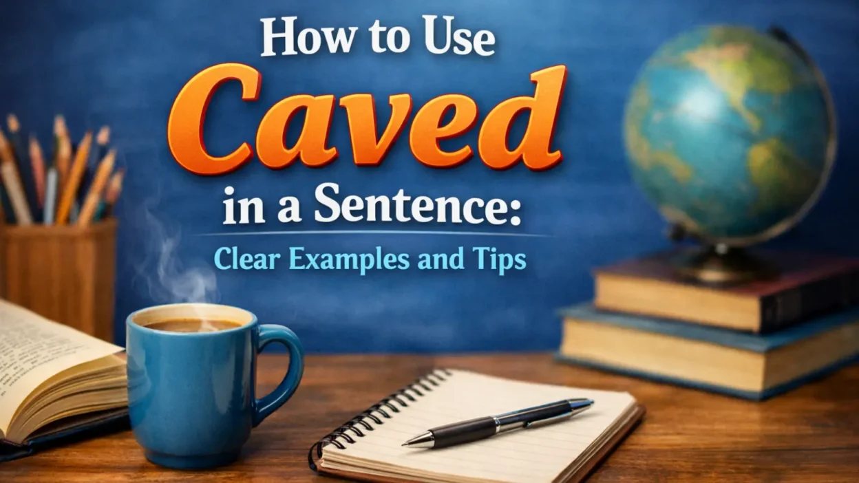 How to Use Caved in a Sentence: Clear Examples and Tips