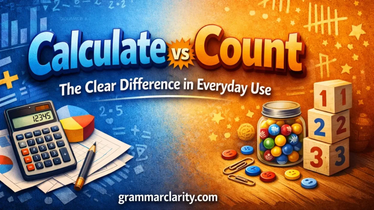  Calculate vs Count: The Clear Difference in Everyday Use