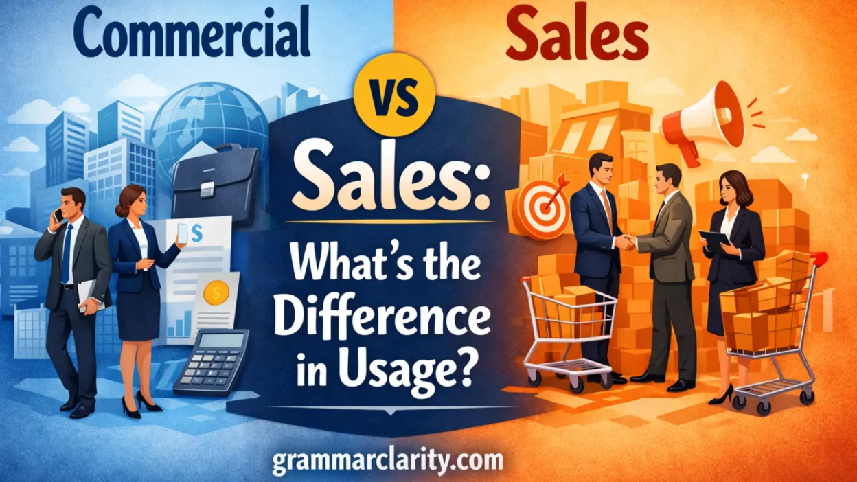 Commercial vs Sales: What’s the Difference in Usage?