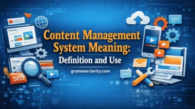Content Management System Meaning: Definition and Use