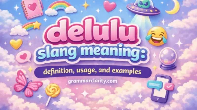 delulu slang meaning: definition, usage, and examples