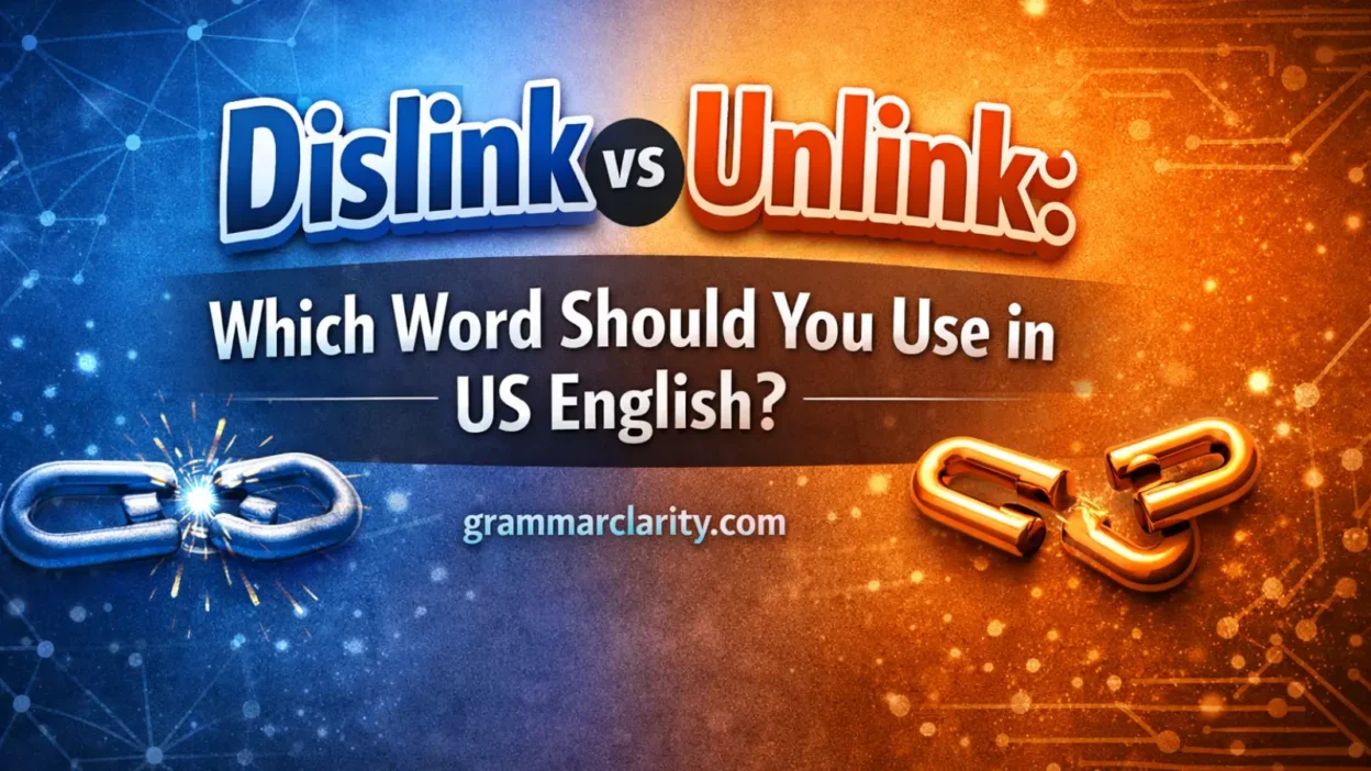 Dislink vs Unlink: Which Word Should You Use in US English?