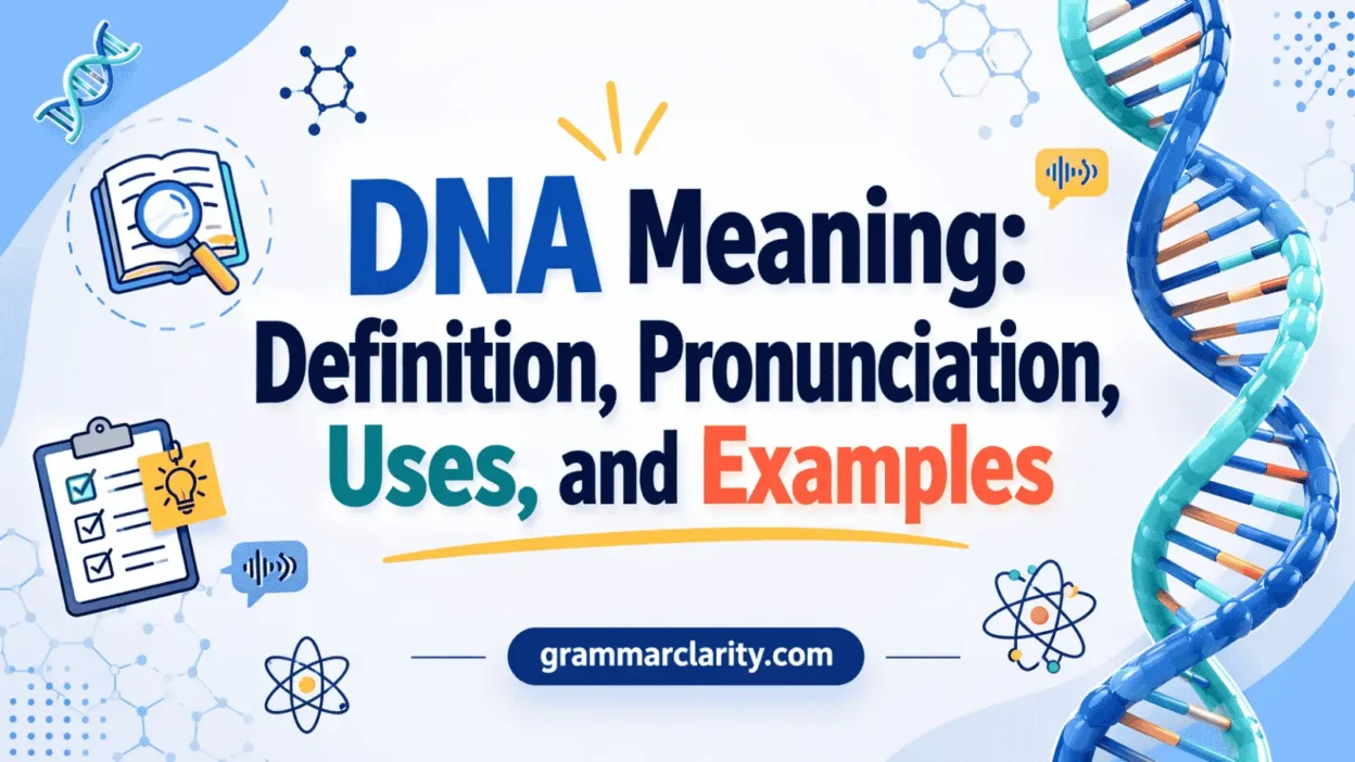 DNA Meaning: Definition, Pronunciation, Uses, and Examples