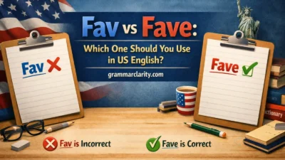 Fav vs Fave: Which One Should You Use in US English?
