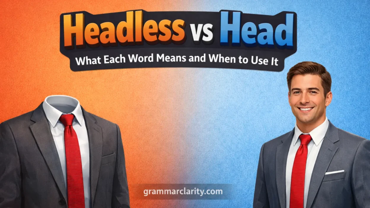 Headless vs Head: What Each Word Means and When to Use It