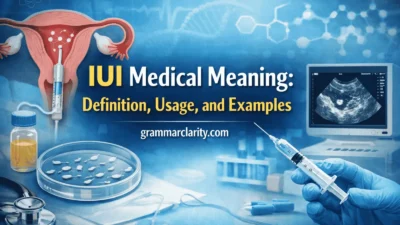 IUI Medical Meaning: Definition, Usage, and Examples