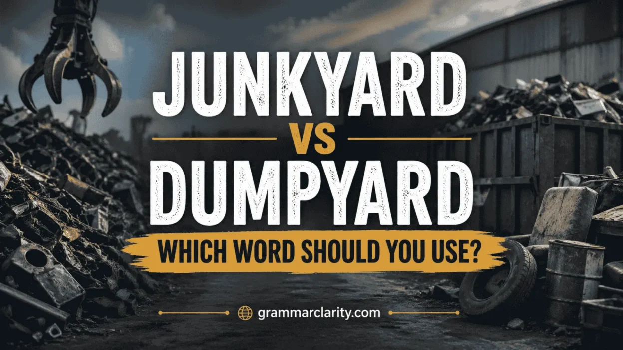  Junkyard vs Dumpyard: Which Word Should You Use?