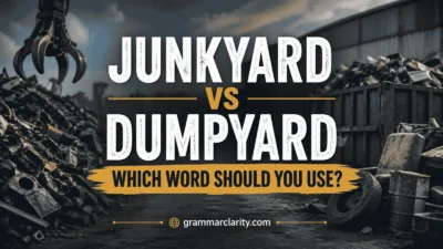  Junkyard vs Dumpyard: Which Word Should You Use?
