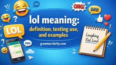 lol meaning: definition, texting use, and examples