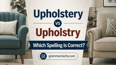  Upholstery vs Upholstry: Which Spelling Is Correct?