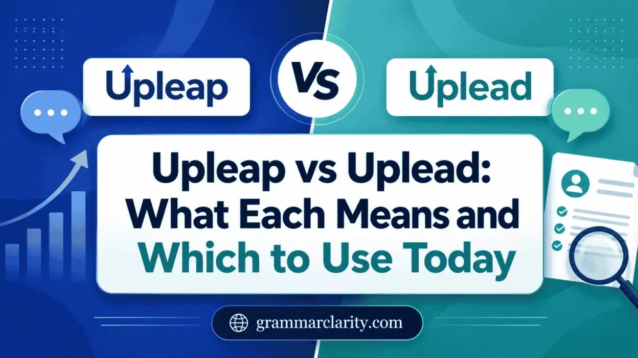 Upleap vs Uplead: What Each Means and Which to Use Today