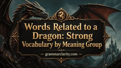 Words Related to a Dragon: Strong Vocabulary by Meaning Group