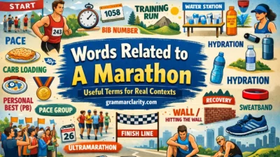 Words Related to A Marathon: Useful Terms for Real Contexts
