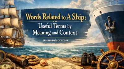  Words Related to A Ship: Useful Terms by Meaning and Context