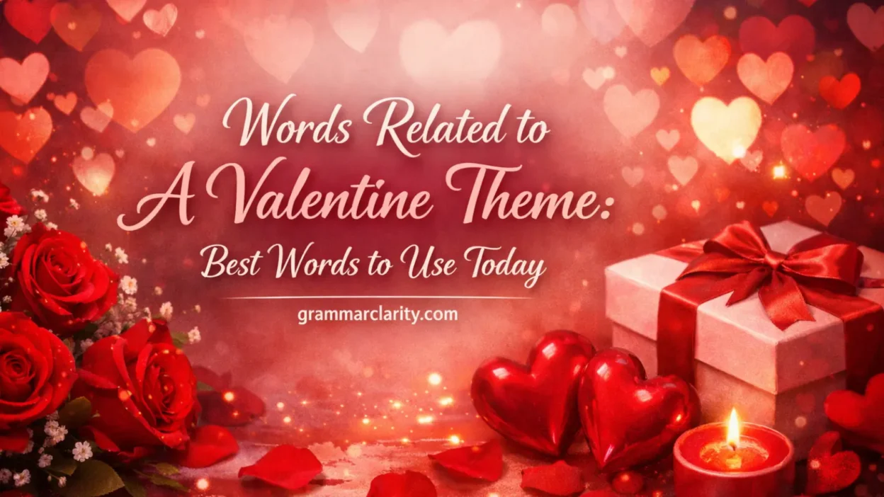 Words Related to A Valentine Theme: Best Words to Use Today