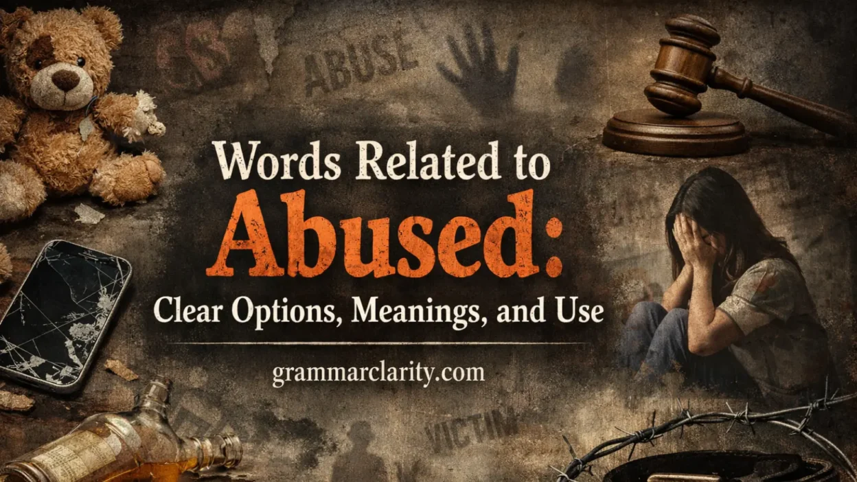 Words Related to Abused: Clear Options, Meanings, and Use