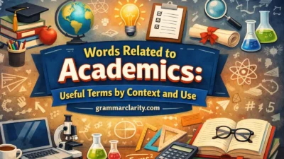 Words Related to Academics: Useful Terms by Context and Use