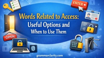 Words Related to Access: Useful Options and When to Use Them