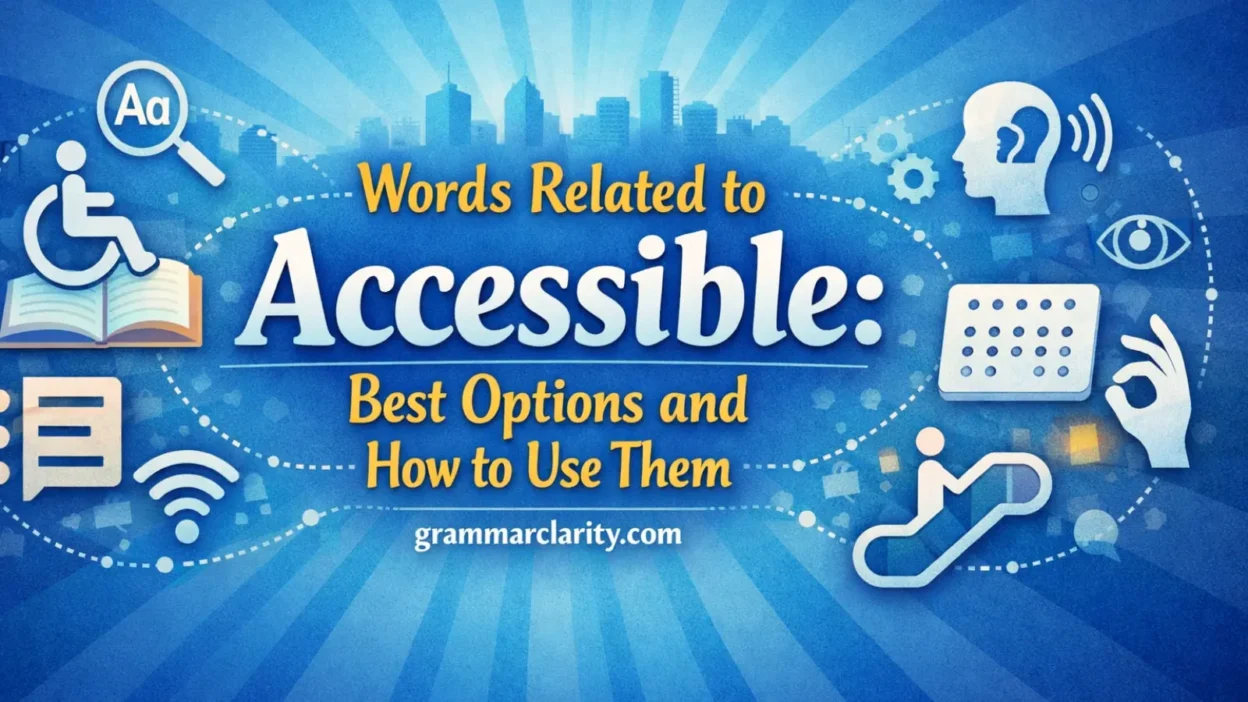 Words Related to Accessible: Best Options and How to Use Them