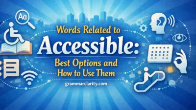 Words Related to Accessible: Best Options and How to Use Them