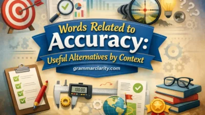 Words Related to Accuracy: Useful Alternatives by Context