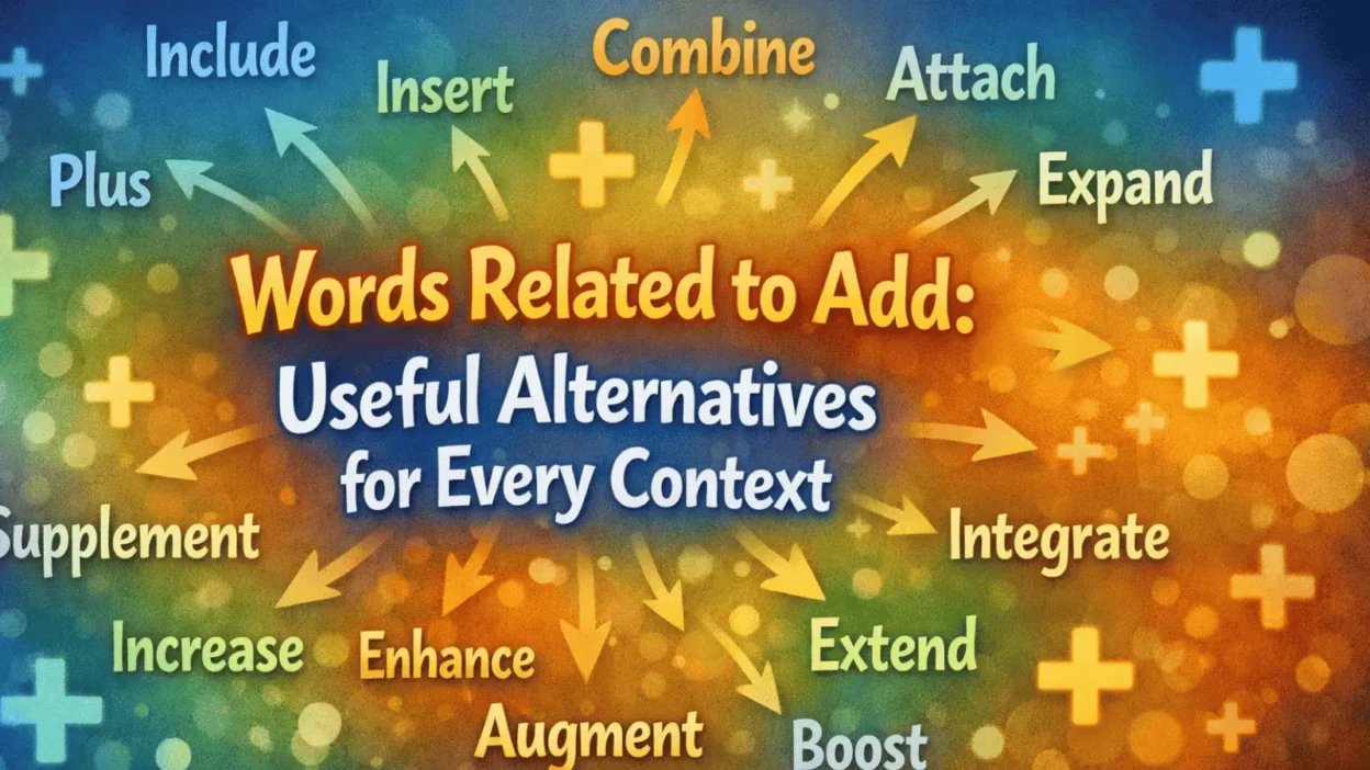 Words Related to Add: Useful Alternatives for Every Context