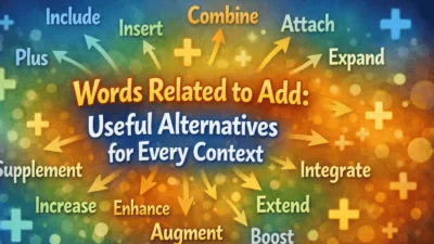 Words Related to Add: Useful Alternatives for Every Context
