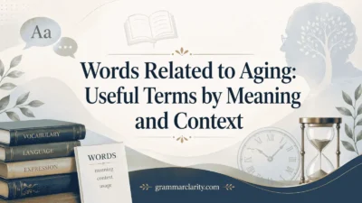 Words Related to Aging: Useful Terms by Meaning and Context