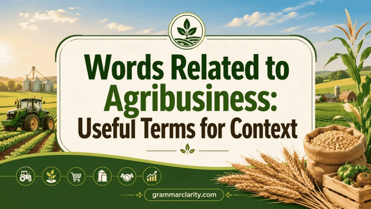 Words Related to Agribusiness: Useful Terms for Context