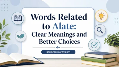  Words Related to Alate: Clear Meanings and Better Choices