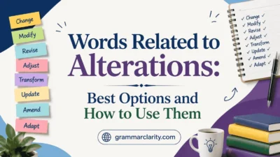  Words Related to Alterations: Best Options and How to Use Them