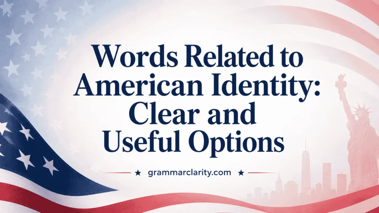  Words Related to American Identity: Clear and Useful Options
