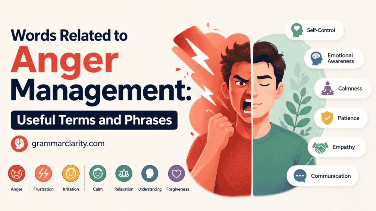 Words Related to Anger Management: Useful Terms and Phrases