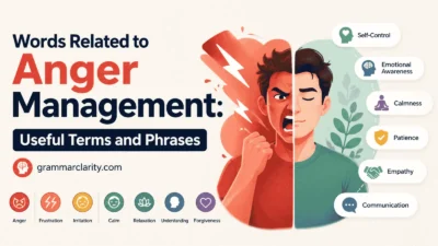 Words Related to Anger Management: Useful Terms and Phrases