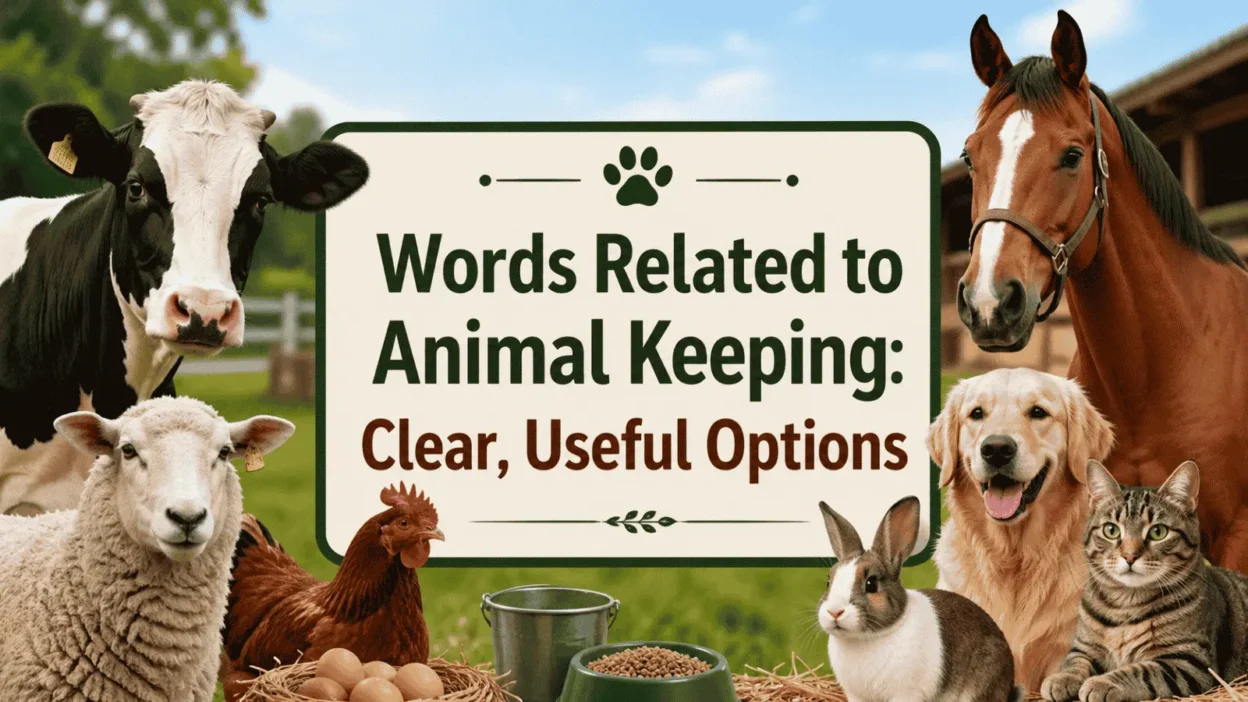 Words Related to Animal Keeping: Clear, Useful Options