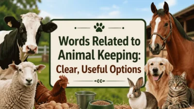 Words Related to Animal Keeping: Clear, Useful Options