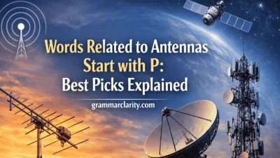 Words Related to Antennas Start with P: Best Picks Explained