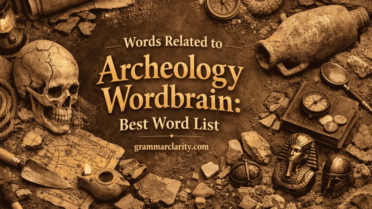 Words Related to Archeology Wordbrain: Best Word List