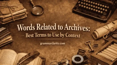Words Related to Archives: Best Terms to Use by Context