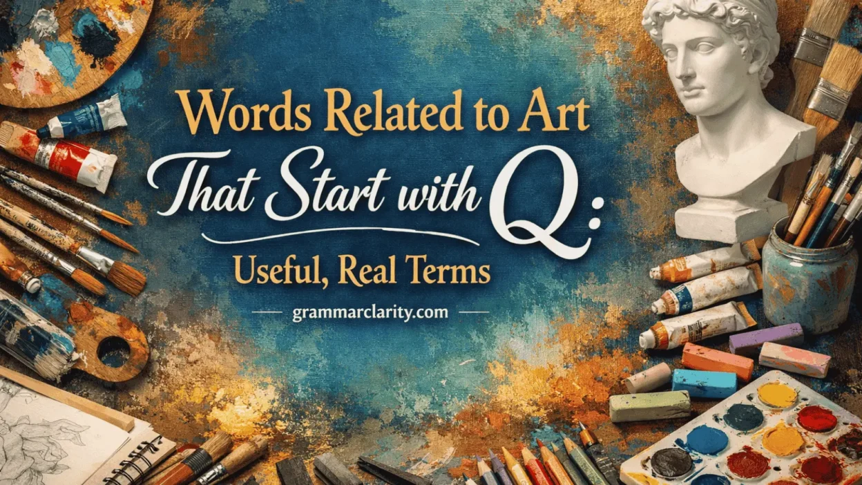 Words Related to Art That Start with Q: Useful, Real Terms