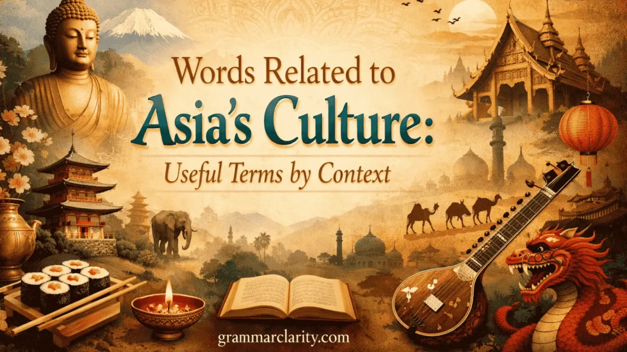 Words Related to Asias Culture: Useful Terms by Context