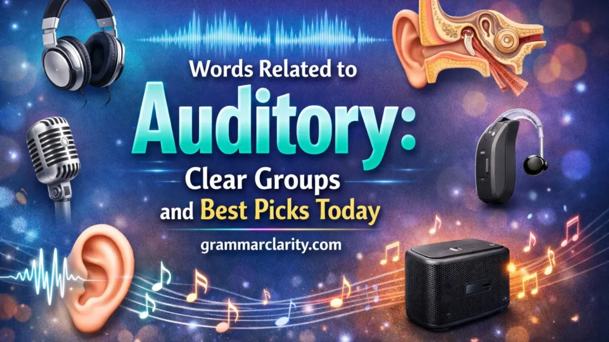  Words Related to Auditory: Clear Groups and Best Picks Today