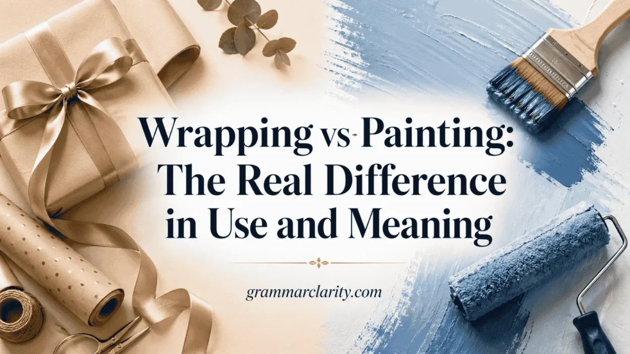 Wrapping vs Painting: The Real Difference in Use and Meaning