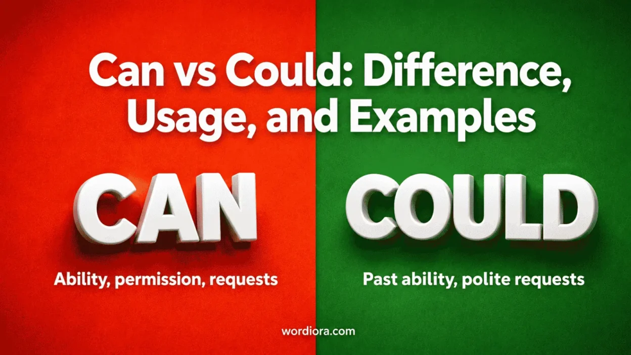 Can vs Could: Difference, Usage, and Examples