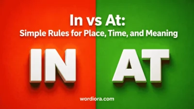 In vs At: Simple Rules for Place, Time, and Meaning