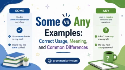 Some vs Any Examples: Correct Usage, Meaning, and Common Differences
